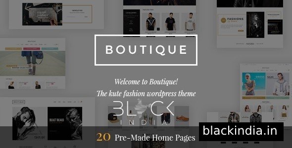 Boutique v2.3.3 - Kute Fashion WooCommerce Theme ( RTL Supported )